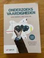 onderzoeksvaardigheden voor onderwijs, zorg en welzijn, Boeken, Studieboeken en Cursussen, Ophalen of Verzenden, Zo goed als nieuw