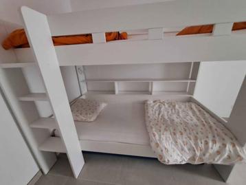 Nieuw Stapelbed, Neuf, 90 cm, Une personne, Enlèvement
