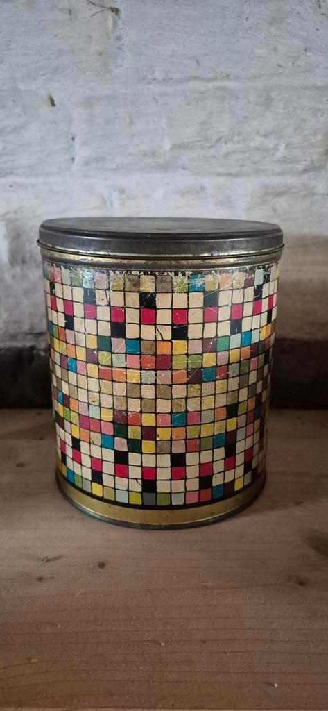 Vintage koffie blik Bruynooghe Kortrijk, Verzamelen, Blikken, Gebruikt, Koffie, Ophalen of Verzenden