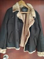 Mexx lederen jas met pels 40-42, Kleding | Dames, Jassen | Winter, Ophalen of Verzenden, Zo goed als nieuw, Maat 38/40 (M)