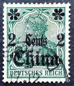 DR: Auslandspostamt CHINA 1905/19, Ophalen of Verzenden, Overige periodes, Gestempeld