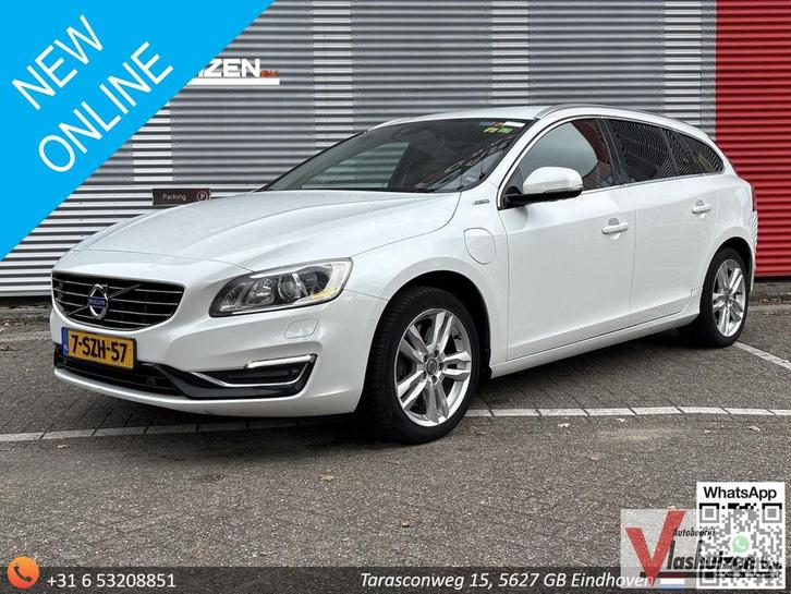 Volvo V60 2.4 D6 AWD Plug-In Hybrid Summum | Leder | Climate, Auto's, Volvo, Bedrijf, V60, 4x4, ABS, Adaptieve lichten, Airbags