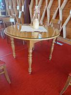 14 tafels (eik), Huis en Inrichting, Tafels | Eettafels, Ophalen, Gebruikt, Eikenhout, Rond