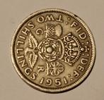 2 shillings (florin) 1951, Verenigd Koninkrijk, Ophalen of Verzenden, Overige landen, Losse munt