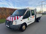 Ford Transit Pick-Up Dubbelcabine 2.4D 115T350 Bj 2010, Auto's, Bestelwagens en Lichte vracht, Wit, Bedrijf, Ford, Te koop