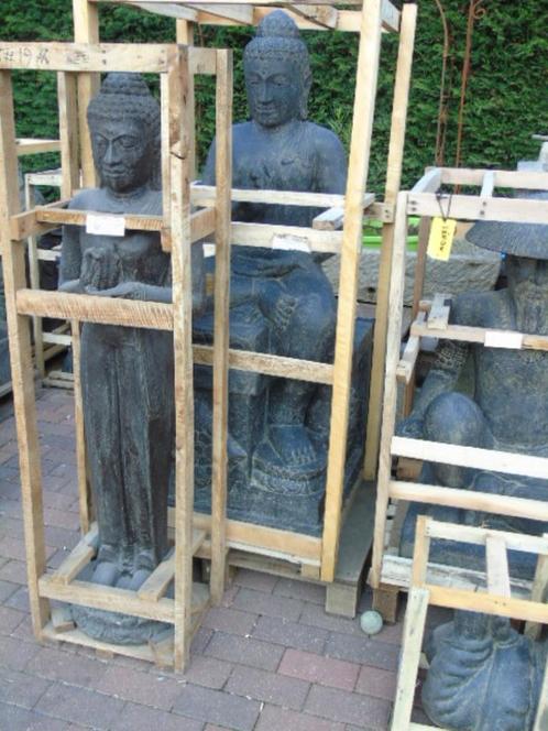 Standbeeld van een grote staande Boeddha in steen van Large, Tuin en Terras, Tuinbeelden, Nieuw, Boeddhabeeld, Steen, Ophalen
