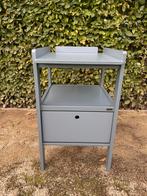 Grijze Verzorgingstafel Pericles Luiertafel, Kinderen en Baby's, Kinderkamer | Commodes en Kasten, Ophalen, Gebruikt, Opstaande rand