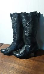 Zwarte lederen hoge laarzen LAURA & KA, Kleding | Dames, ANDERE, Hoge laarzen, Zwart, Ophalen of Verzenden