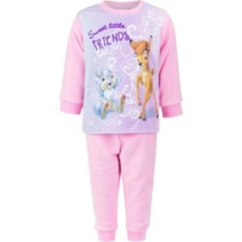 Bambi Fleece Pyjama Roze - Maat 74/80, Kinderen en Baby's, Babykleding | Maat 74, Nieuw, Meisje, Nacht- of Onderkleding, Ophalen of Verzenden