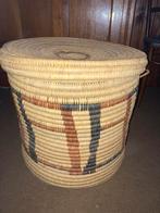 Mand - keniaans handwerk, Ophalen, Overige materialen, Mand, Rond