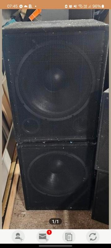 2x omnitronic bx1850 beschikbaar voor biedingen