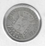 België: 50 centiemen 1898 Vlaams- zilver -morin 187, Zilver, Zilver, Losse munt, Verzenden