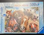 Puzzel 500 stuks paarden, Kinderen en Baby's, Speelgoed | Kinderpuzzels, Gebruikt, Ophalen