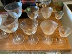 Te koop: stuur bod: tassen,ondertassen, glazen, Ophalen, Gebruikt, Bord(en)