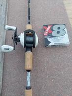 Canne casting abu garcia, Watersport en Boten, Hengelsport | Algemeen, Ophalen, Zo goed als nieuw