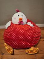 Liliputiens zitkussen kip, Ophalen