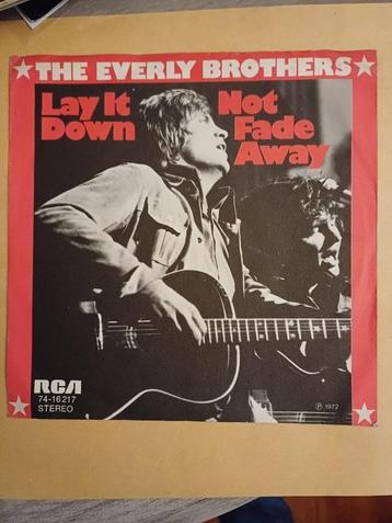 The Everly Brothers – Lay It Down / Not Fade Away  1972 beschikbaar voor biedingen