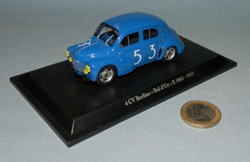Eligor 1/43 : Renault 4cv « Bol d'Or » anno 1952, Hobby & Loisirs créatifs, Voitures miniatures | 1:43, Neuf, Voiture, Norev, Envoi
