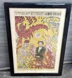 lithographie salon des cent exposition de james ensor, Antiek en Kunst, Kunst | Litho's en Zeefdrukken, Ophalen of Verzenden