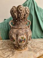 Beige/bruine Italiaanse vaas (37 cm hoog), Antiek en Kunst, Ophalen