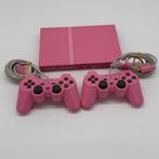SONY SCPH-77004 PS2 Console Slim - Rozé - met 2 controllers, Ophalen of Verzenden, Met 2 controllers, Slim