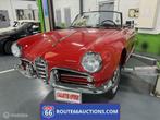 Alfa Romeo Giulietta 750D Cabrio - 1957 | Route 66 Auctions, Auto's, Achterwielaandrijving, Zwart, Bedrijf, Handgeschakeld