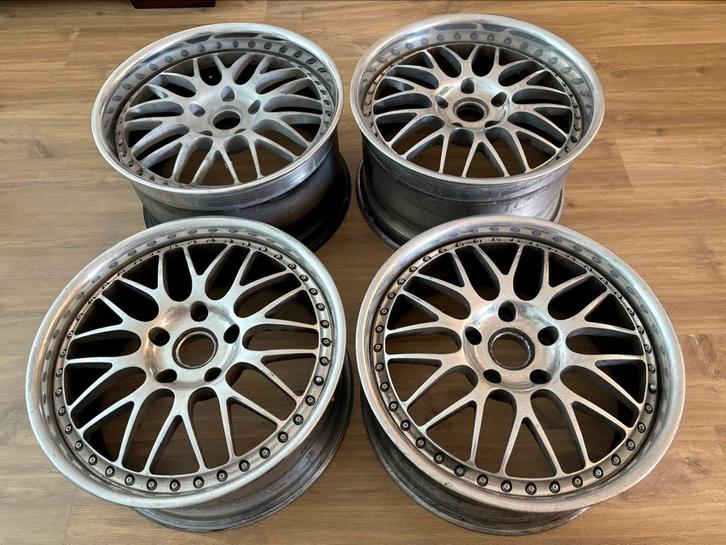19” Work Brombacher Porsche breedset, Autos : Divers, Enjoliveurs, Utilisé, Enlèvement