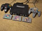 Nintendo 64 + 2 Controllers + 3 Games, Games en Spelcomputers, Verzenden, Gebruikt