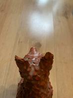 Glazed terracotta dog sculpture, Gebruikt, Ophalen of Verzenden