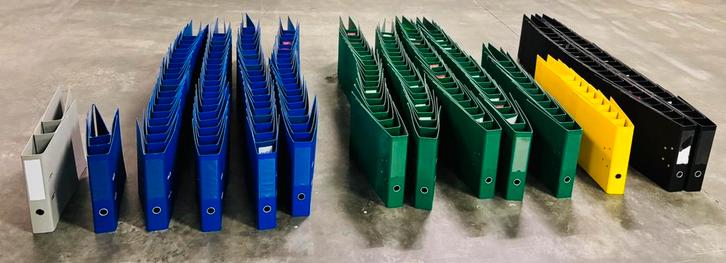 LOT ESSELTE RINGMAPPEN MET HEFSYSTEEM 8 cm weinig gebruikt, Divers, Ecriture, Comme neuf, Enlèvement ou Envoi