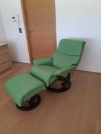 Relax Stressless avec repose pied, Huis en Inrichting, Fauteuils, Ophalen, Zo goed als nieuw, Leer