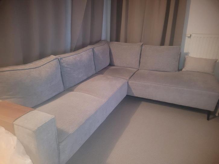 Canape d angle gris, Huis en Inrichting, Zetels | Complete zithoeken, Zo goed als nieuw, Ophalen