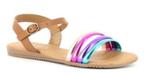 Sandales plates multicolore, Kleding | Dames, Schoenen, Verzenden, Nieuw, Sandalen of Muiltjes
