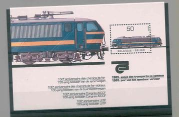 België 1985 Blok Electrische Locomotief type 27 ** beschikbaar voor biedingen