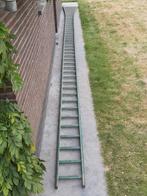 Houten fruitladder met 42 sporten op 22cm afstand geschilder, Doe-het-zelf en Bouw, Ophalen, Gebruikt, Ladder