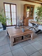 Salontafel teak 110x110x44, Huis en Inrichting, Ophalen, Zo goed als nieuw