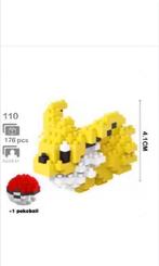 Mini bouwstenen 2 pokemon figuren+pokebal NIEUW, Ophalen of Verzenden, Nieuw