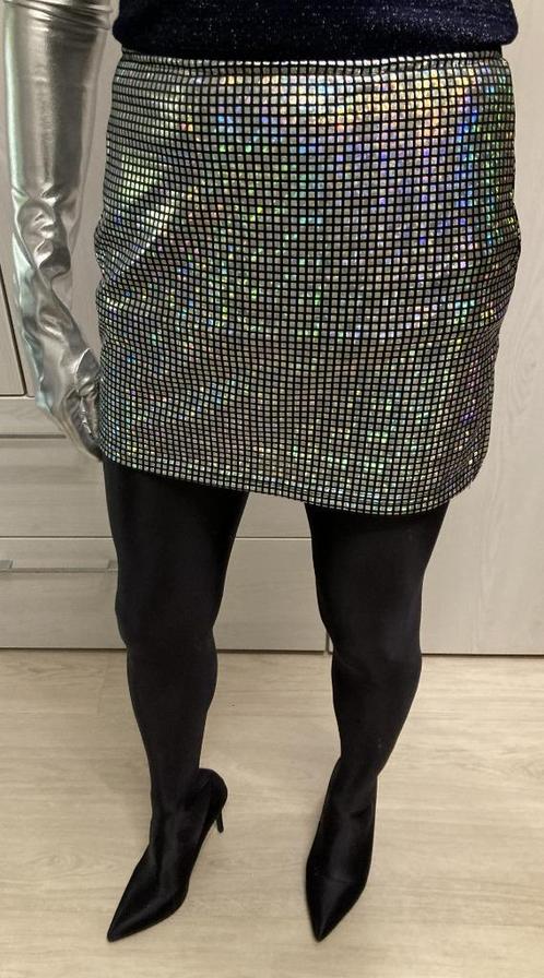 Mini jupe sexy brillance métallisée M, Vêtements | Femmes, Jupes, Neuf, Taille 38/40 (M), Autres couleurs, Au-dessus du genou