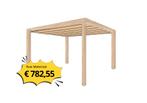 Eiken pergola 3 x 3 m, Jardin & Terrasse, Verrières, Enlèvement, Neuf, Autres types