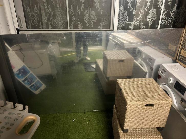 Grand panneau de miroir en PVC, Antiquités & Art, Antiquités | Miroirs, 100 à 150 cm, 200 cm ou plus, Rectangulaire, Enlèvement