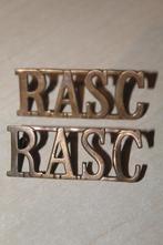 schoudetitel RASC WO I U, Enlèvement ou Envoi, Armée de terre, Emblème ou Badge