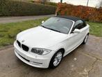 BMW 118D CABRIO 2010 174.856 KM EURO 5 GEKEURD !, Auto's, BMW, 4 cilinders, Cabriolet, Wit, Leder