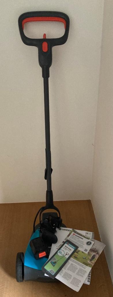 Grasmaaier Gardena, Tuin en Terras, Grasmaaiers, Gebruikt, Accu-grasmaaier, Minder dan 30 cm, Cirkelmaaier, Ophalen