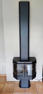 Te koop houtkachel , grijze matte kleur., Huis en Inrichting, Kachels, Ophalen, Gebruikt