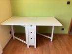 Inklapbare tafel met schuiven 150/80, Huis en Inrichting, Ophalen, Zo goed als nieuw