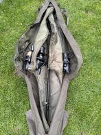 3x 8-10ft fox hengels met molens, Watersport en Boten, Hengelsport | Karpervissen, Ophalen