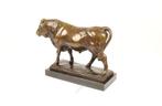 Grote Massief Bronzen Beeld van een Stier GRATIS LEVERING, Antiek en Kunst, Verzenden