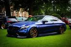 Mercedes c300 coupe 9G-Tronic amg line night edition, Auto's, Mercedes-Benz, Automaat, Achterwielaandrijving, Blauw, Leder