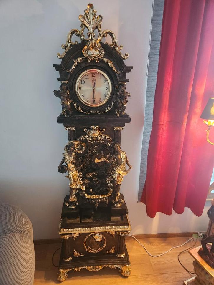 Prachtige staande klok, Antiquités & Art, Antiquités | Bronze & Cuivre, Enlèvement