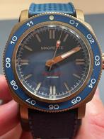 Magrette Waterman limited ed bronze, Handtassen en Accessoires, Horloges | Heren, Overige merken, Overige materialen, Leer, Polshorloge
